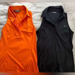 J. Lindberg Dena Sleeveless Polo Shirts (2) Small EUC